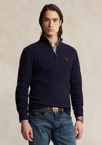 RL|QUARTER ZIP MUSTER