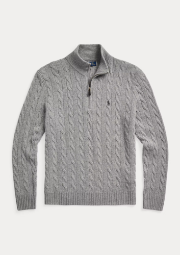 RL｜QUARTER ZIP MUSTER